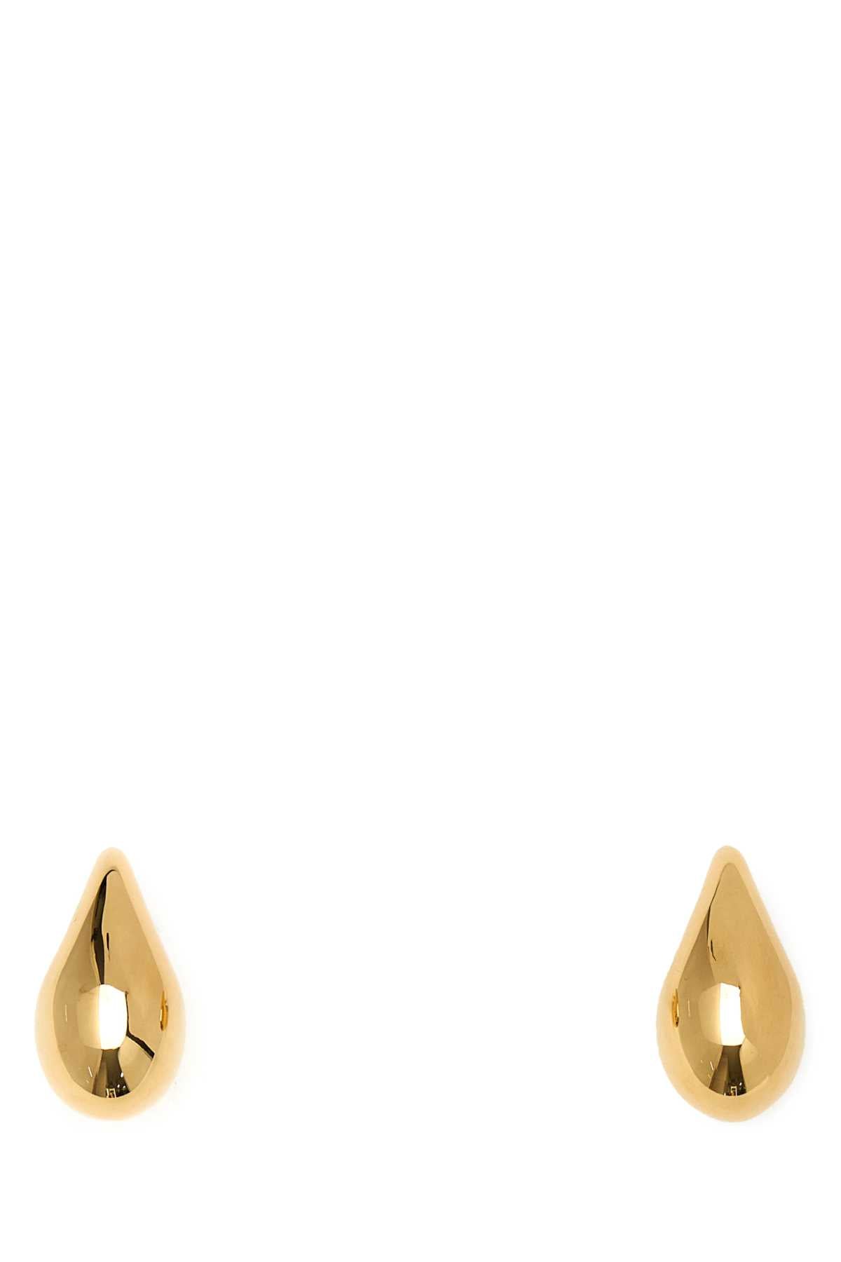Bottega Veneta Polished Drop Earrings — Gold