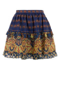 Valentino Garavani Pattern Skirt — Navy