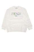 Fendi Kids Felpa Sweatshirt — White