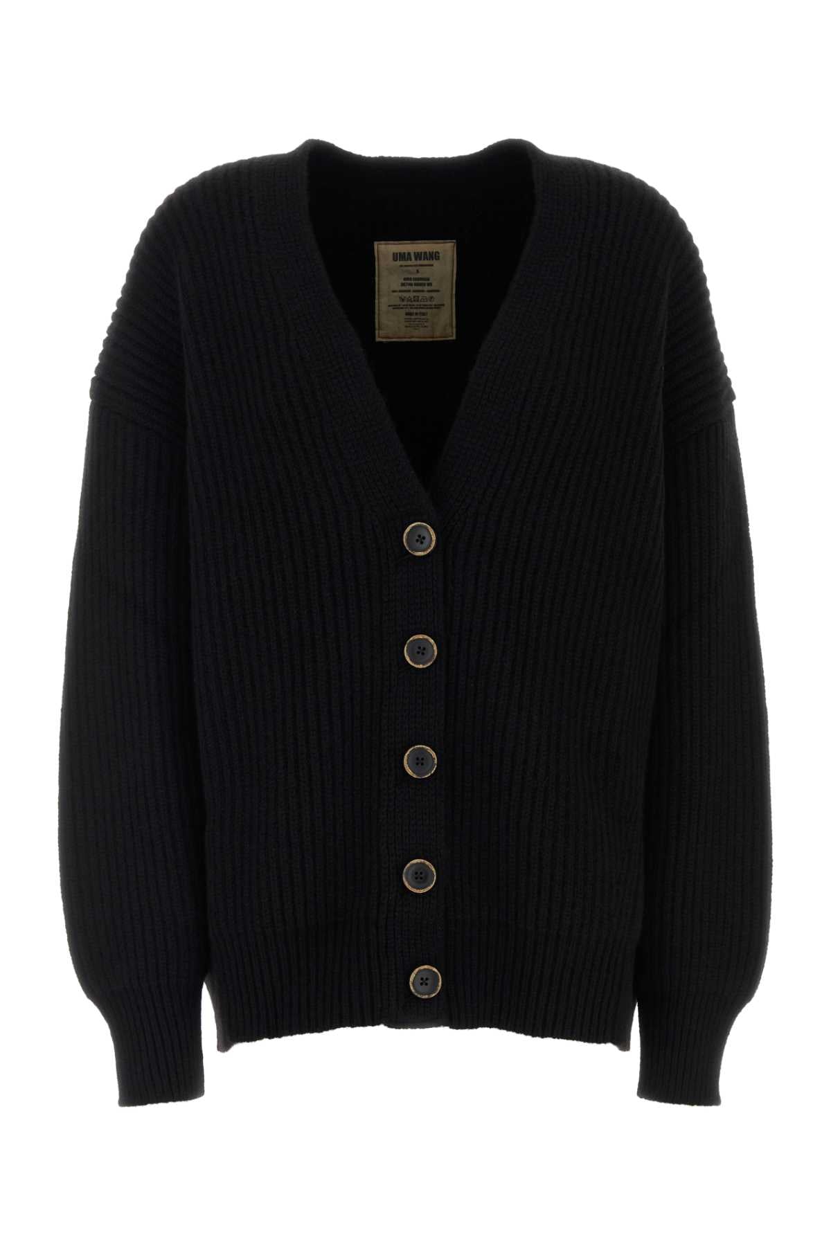 Uma Wang Cardigan Cardigan — Black