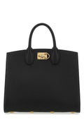 Ferragamo Mano Top Handle Bag — Black