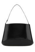 Low Classic Leather Shoulder Bag — Black