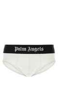 Palm Angels Stretch Cotton Brief — White