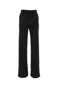 MM6 Maison Margiela Stretch Wool-Blend Trousers — Black