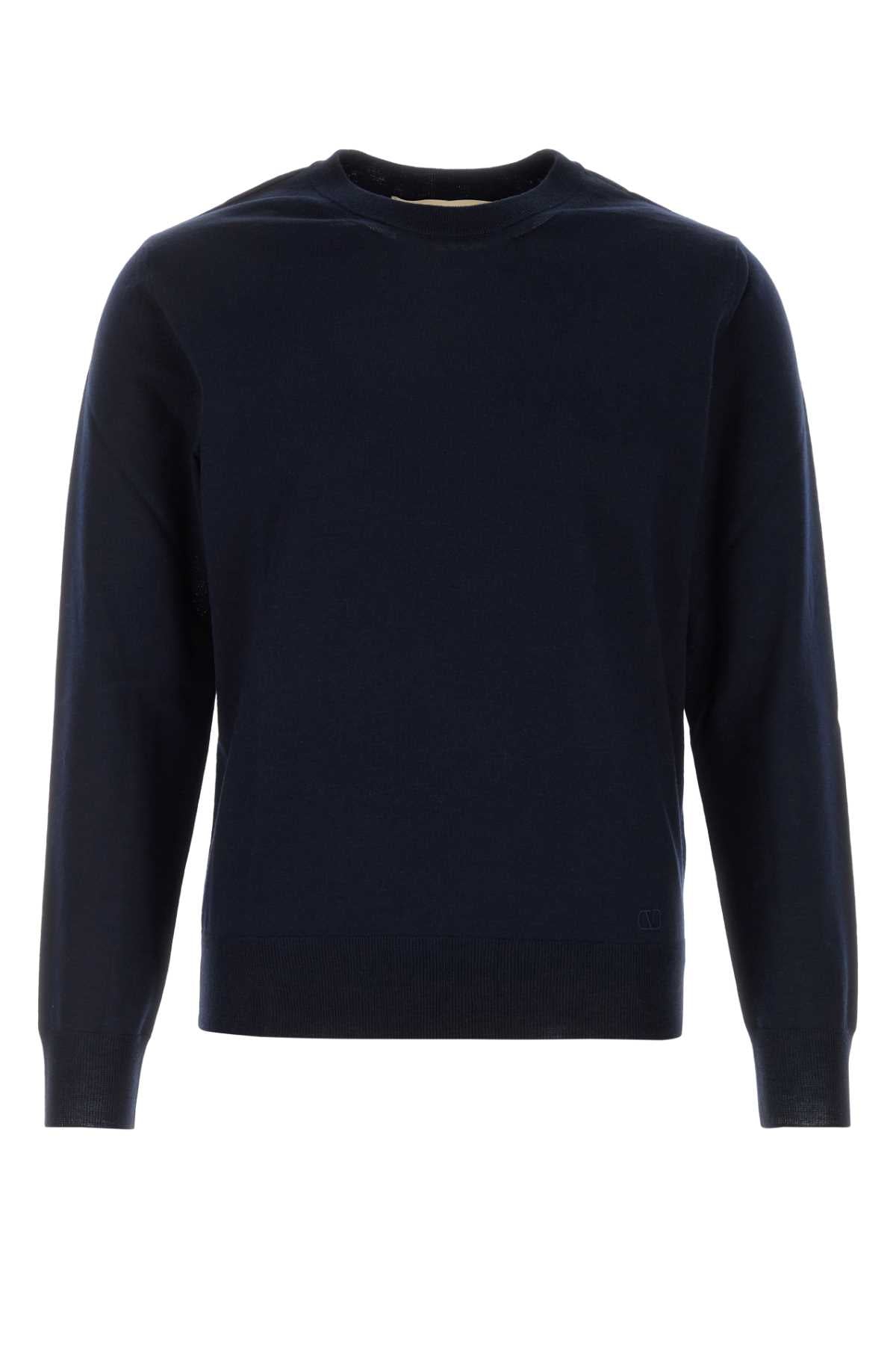 Valentino Garavani Vlogo Sweater — Navy