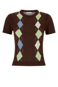 Ganni Cotton Sweater — Brown