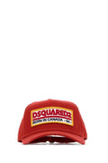 Dsquared2 HAT Logo-Embroidered Cotton Baseball Cap — Red