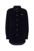 Miu Miu Corduroy Shirt — Navy
