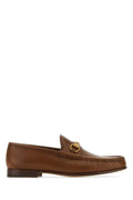 Gucci Horsebit Leather Loafer — Brown