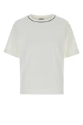 Brunello Cucinelli Cotton Crew-Neck T-Shirt — White