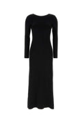 Bottega Veneta Viscose Maxi Dress — Black