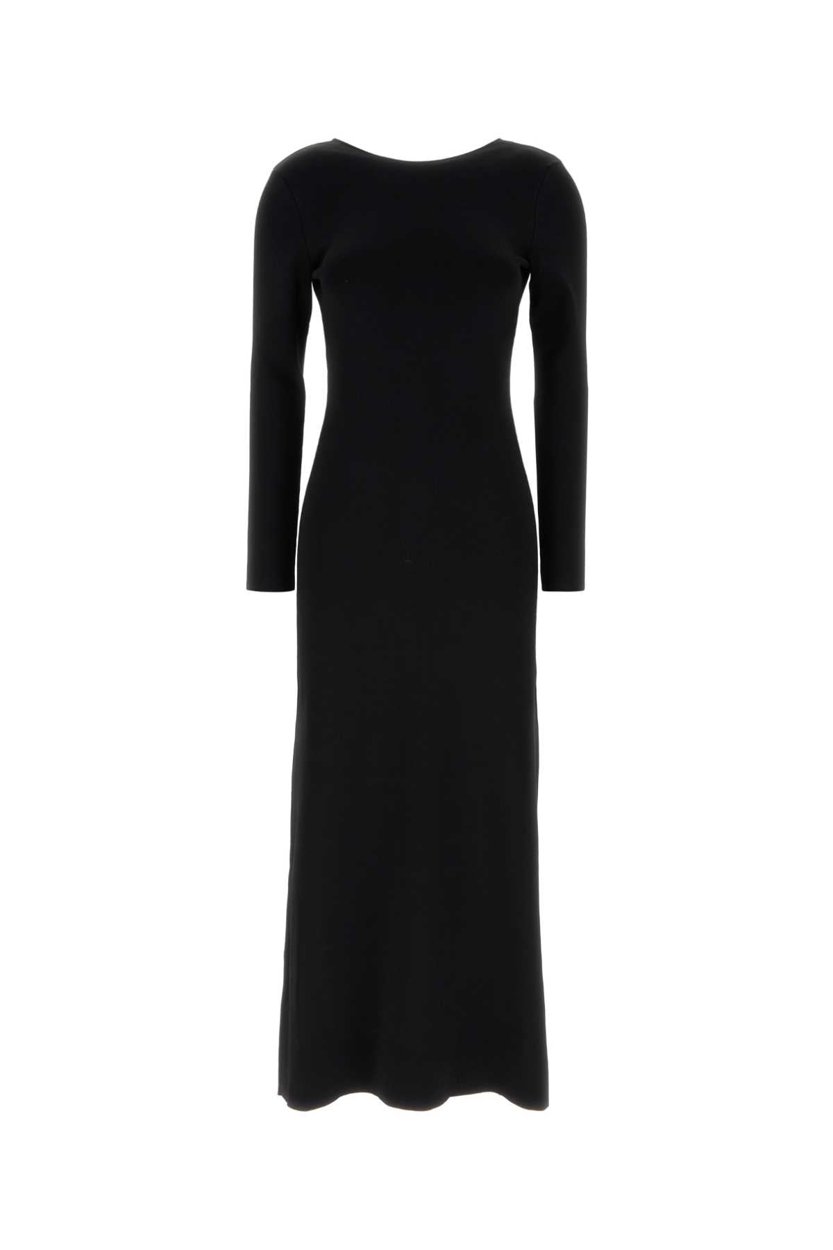 Bottega Veneta Viscose Maxi Dress — Black