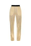 Tom Ford Silk-Elastane Trousers — Beige