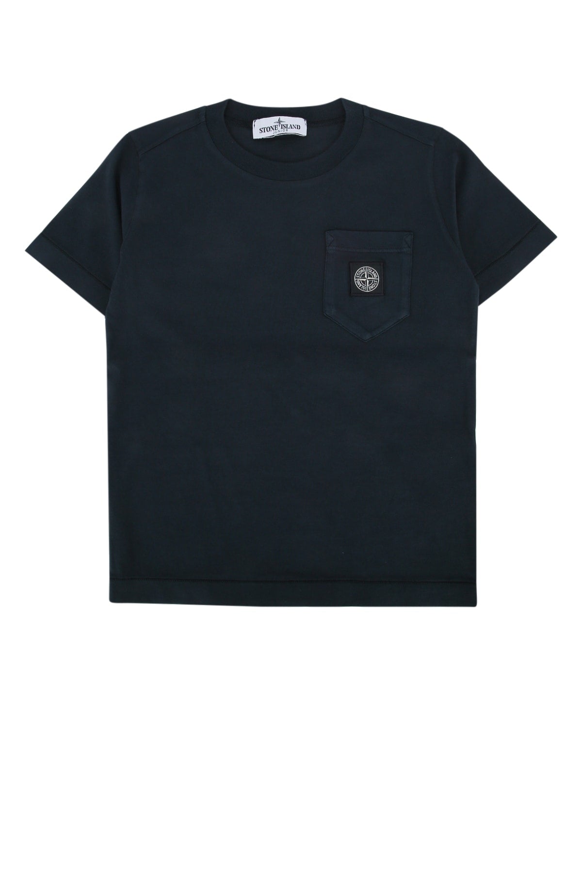 Stone Island Kids Logo Patch T-Shirt — Navy