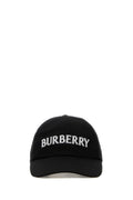 Burberry A:MH Logo-Embroidered Cotton Baseball Cap — Black