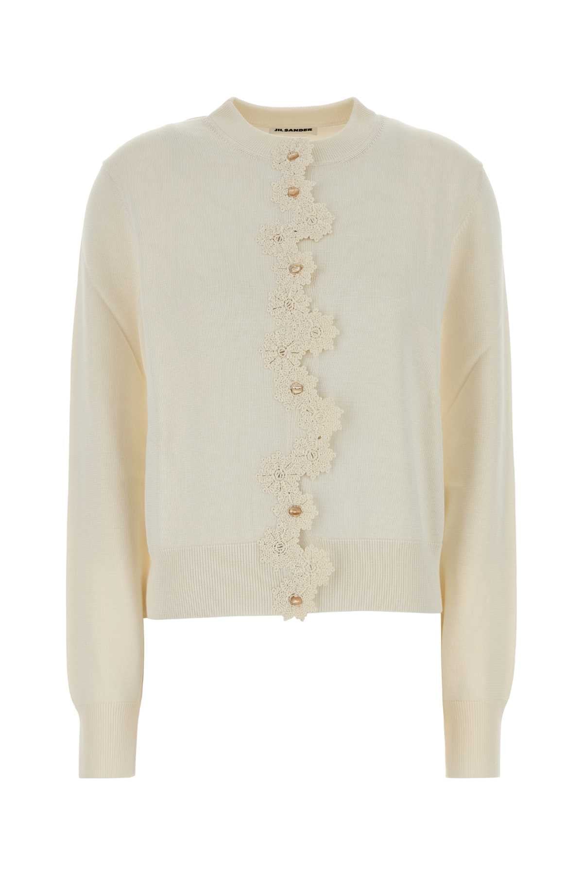 Jil Sander Cárdigan Cárdigan — Blanco