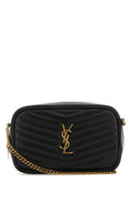 Saint Laurent Lou Crossbody Bag — Black