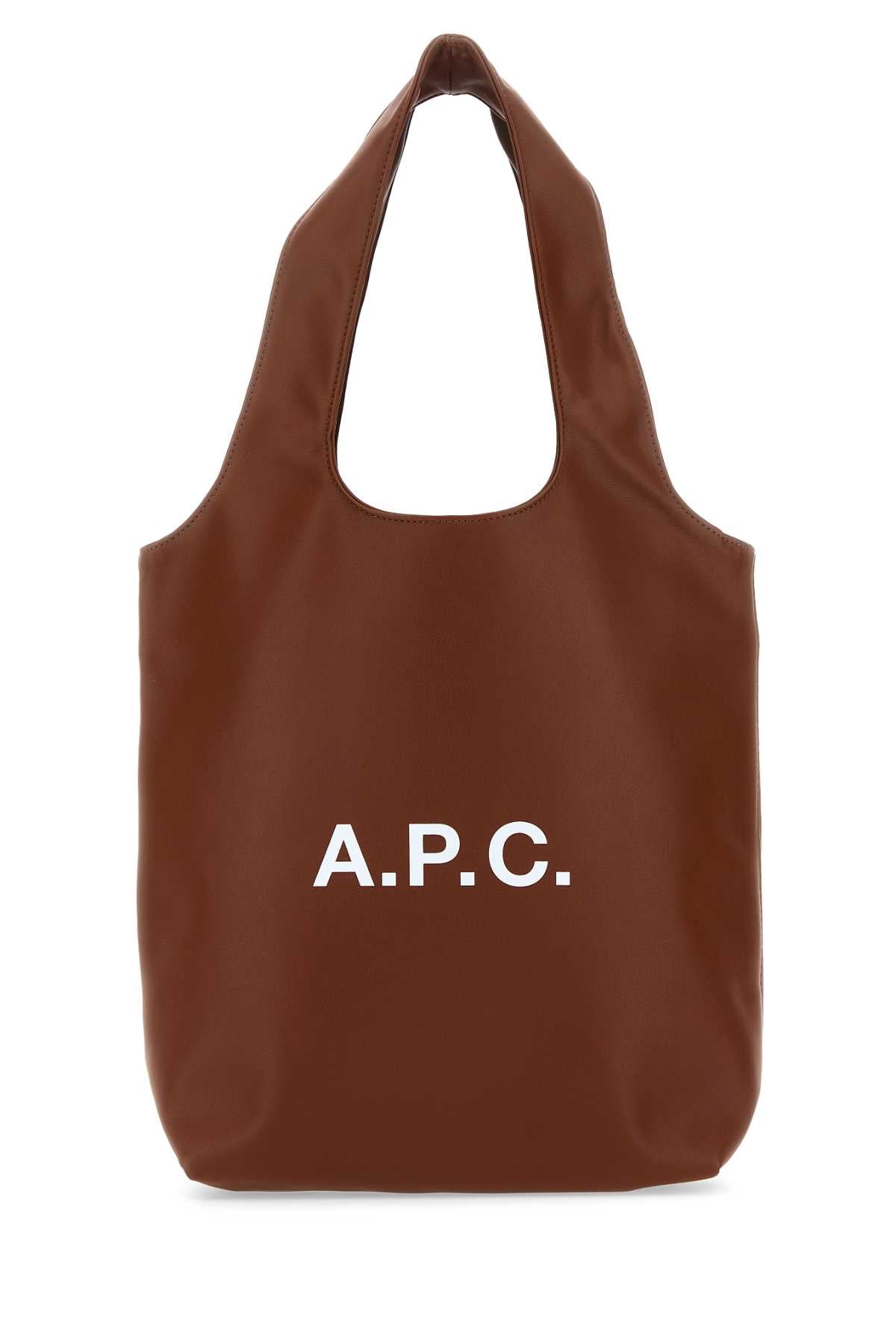 A.P.C. Ninon Shoulder Bag — Brown