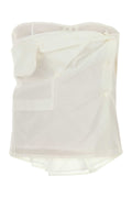 Miu Miu Poplin Cotton-Linen Tank Top — White