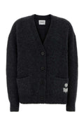 Isabel Marant Etoile Baby Alpaca Blend Cardigan — Gray