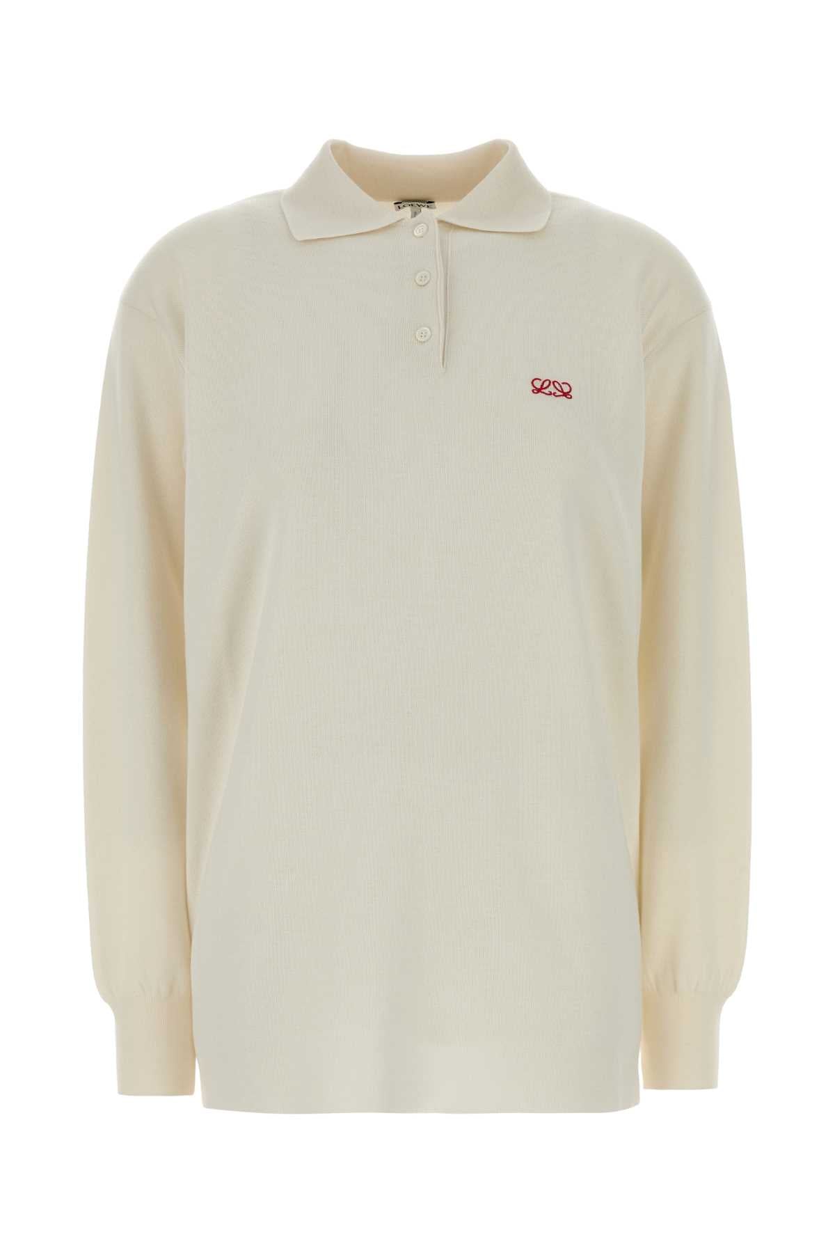 Loewe Sweater Polo Sweater — White