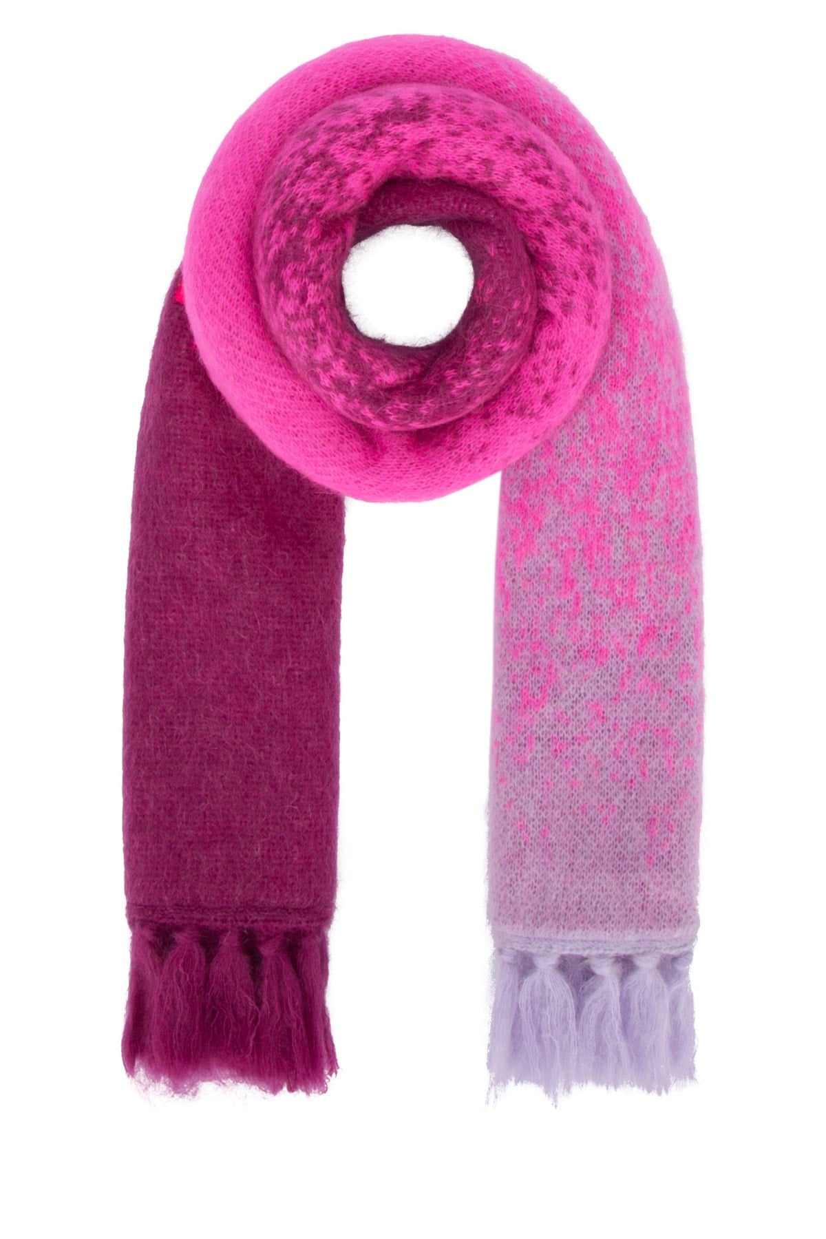 Fendi Kids Ombré Cotton Scarf — Pink