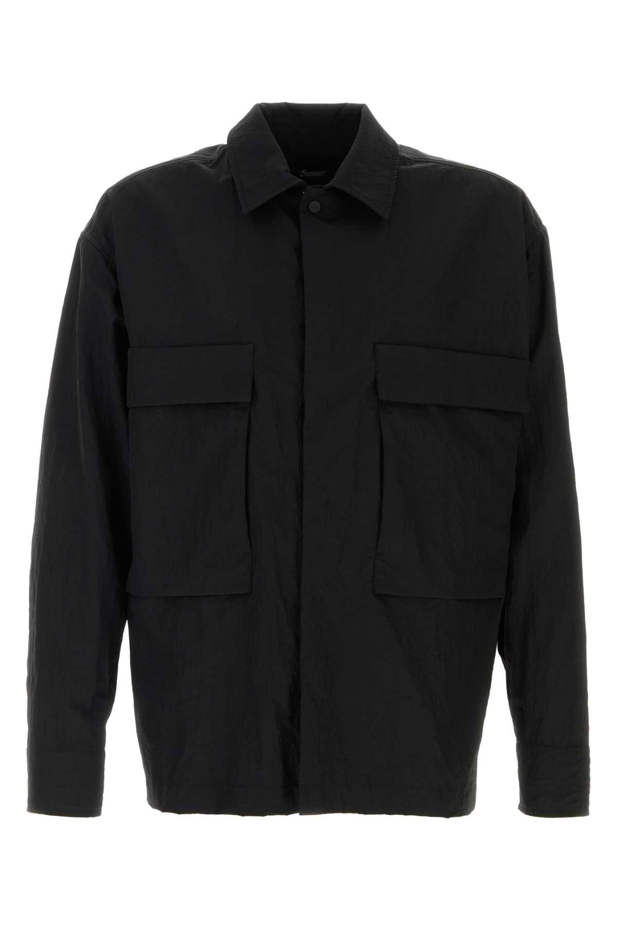 Herno Nylon Jacket — Black