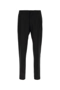 Dolce & Gabbana Wool-Blend Trousers — Black