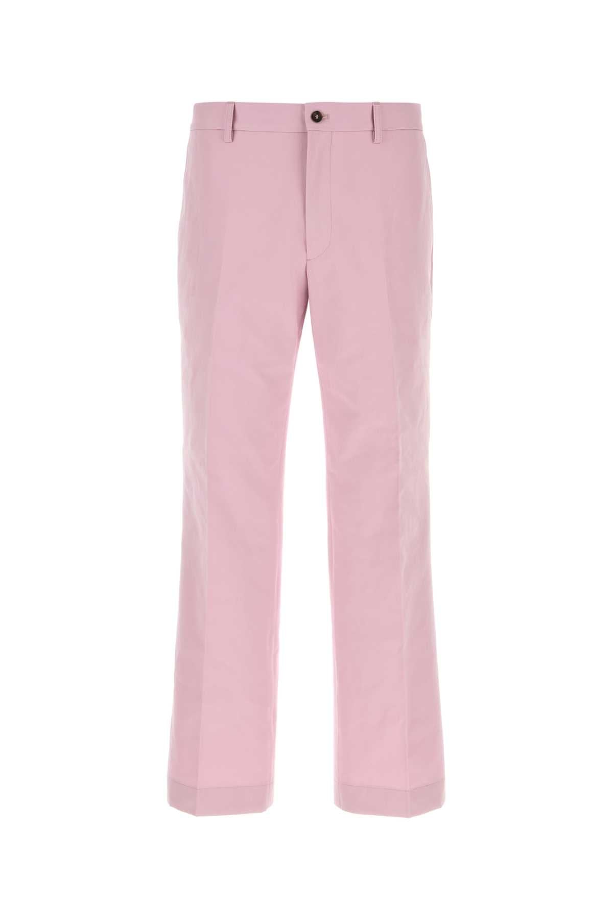 Prada Pink Poplin Trousers — Pink