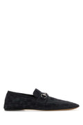 Gucci GG Fabric Moccasin Loafer — Black