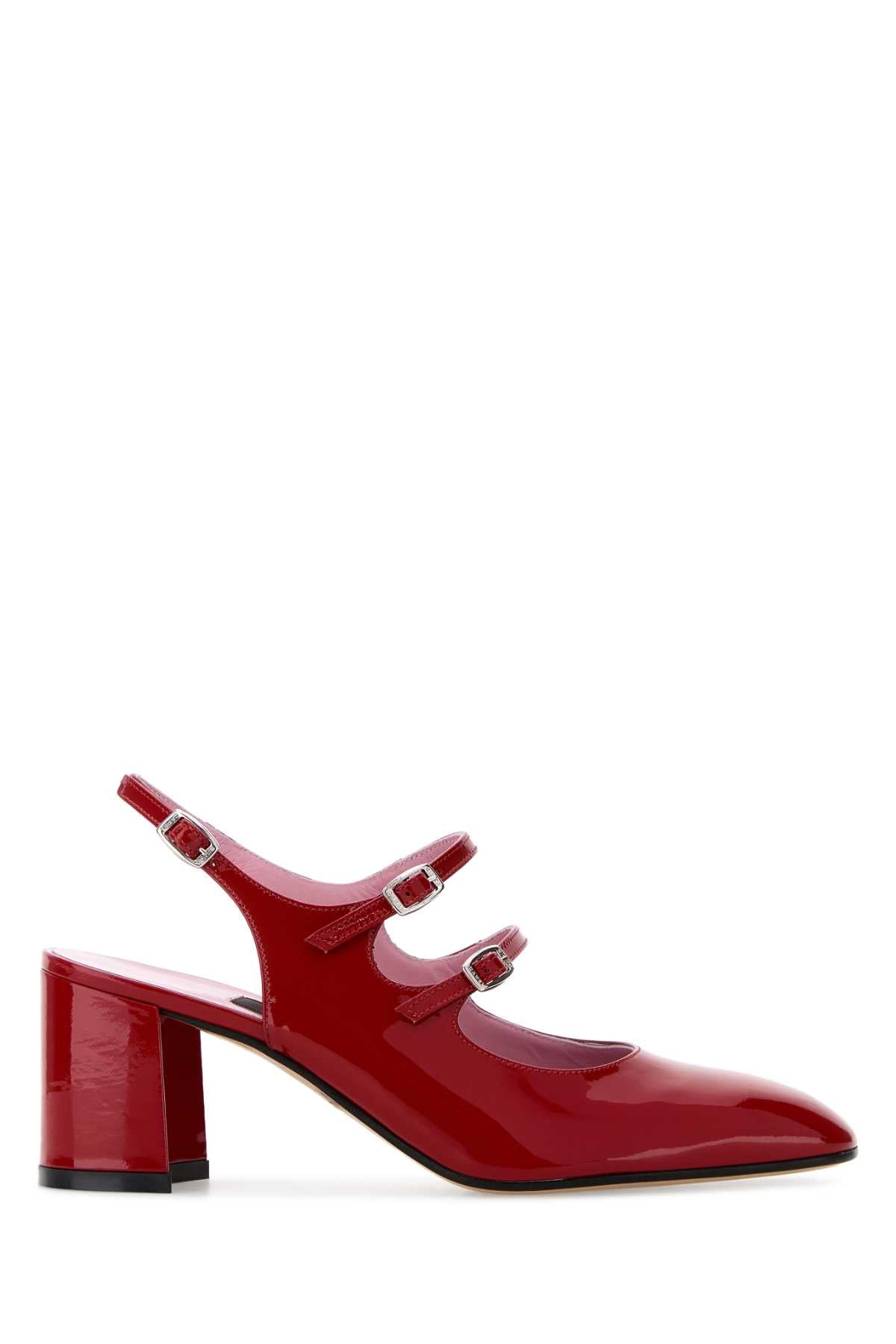 Carel Paris Leather Heel — Red