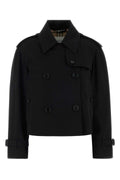 Burberry Myfair Trench Coat — Black