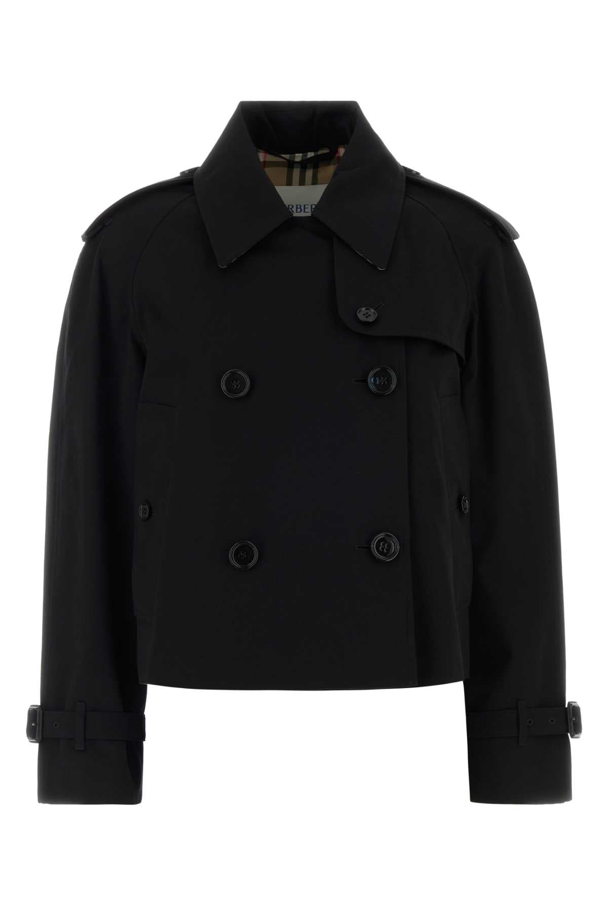 Burberry Myfair Trench Coat — Black