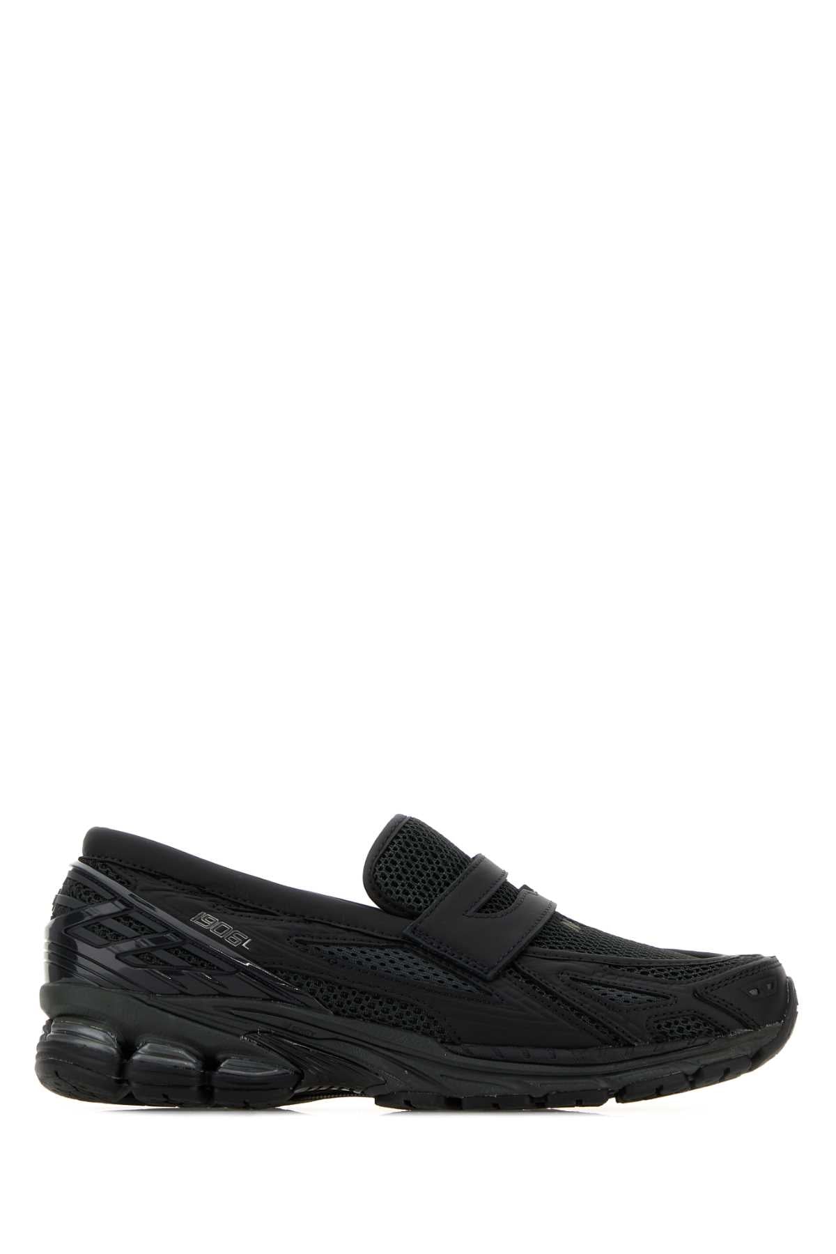 New Balance Mesh Moccasin Flat — Black