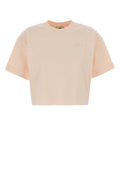 Autry Cotton Crew Neck T-Shirt — Pink