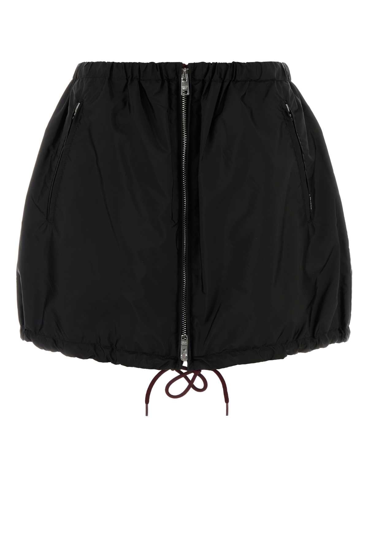 Prada Mini Skirt — Black