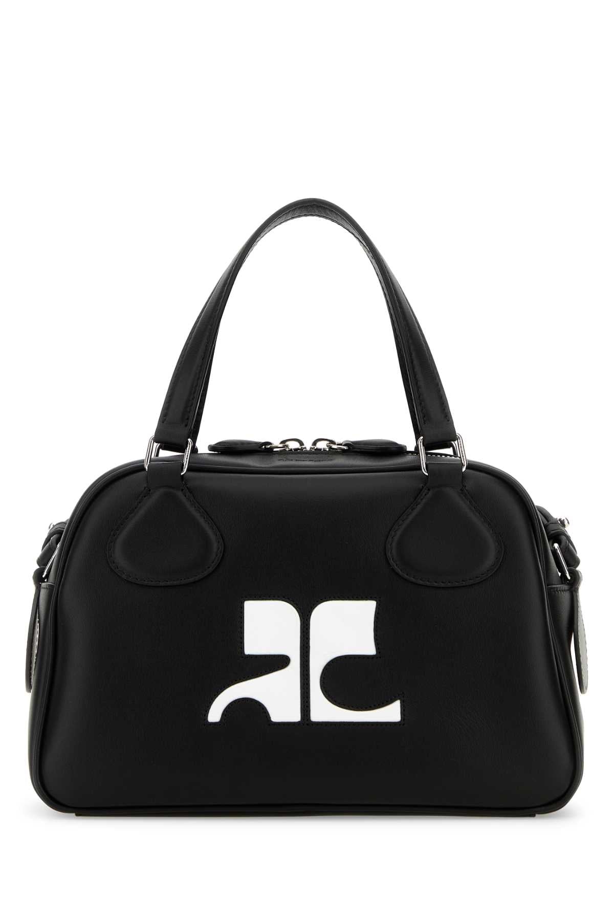 Courreges Bowlingbag Handbag — Black