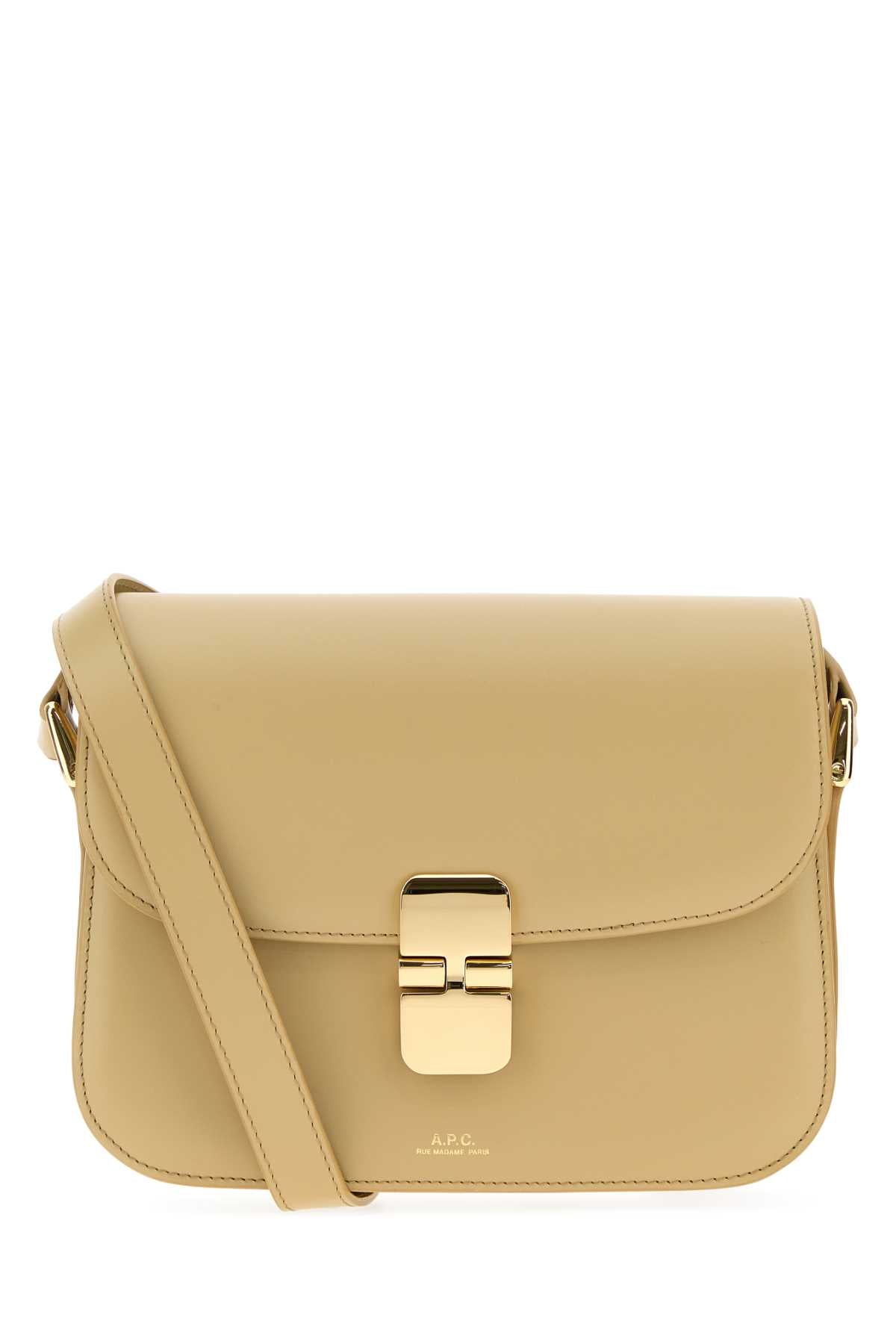 A.P.C. Grace Crossbody Bag — Beige