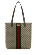 Gucci GG Monogram Canvas Tote Bag — Beige