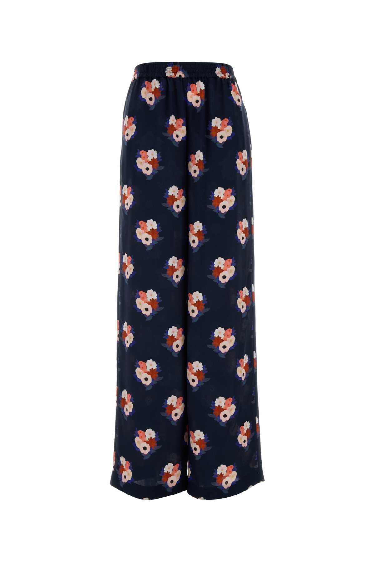 Fendi Bouquet Trouser — Navy