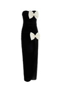 Alessandra Rich Evening Dress — Black