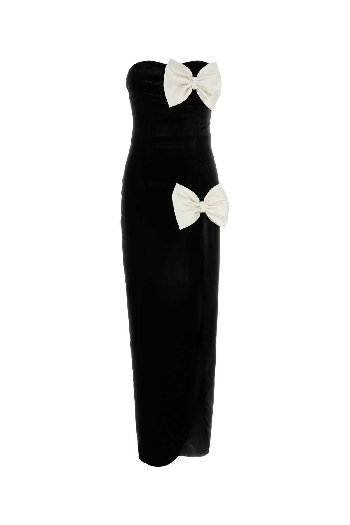 Alessandra Rich Evening Dress — Black