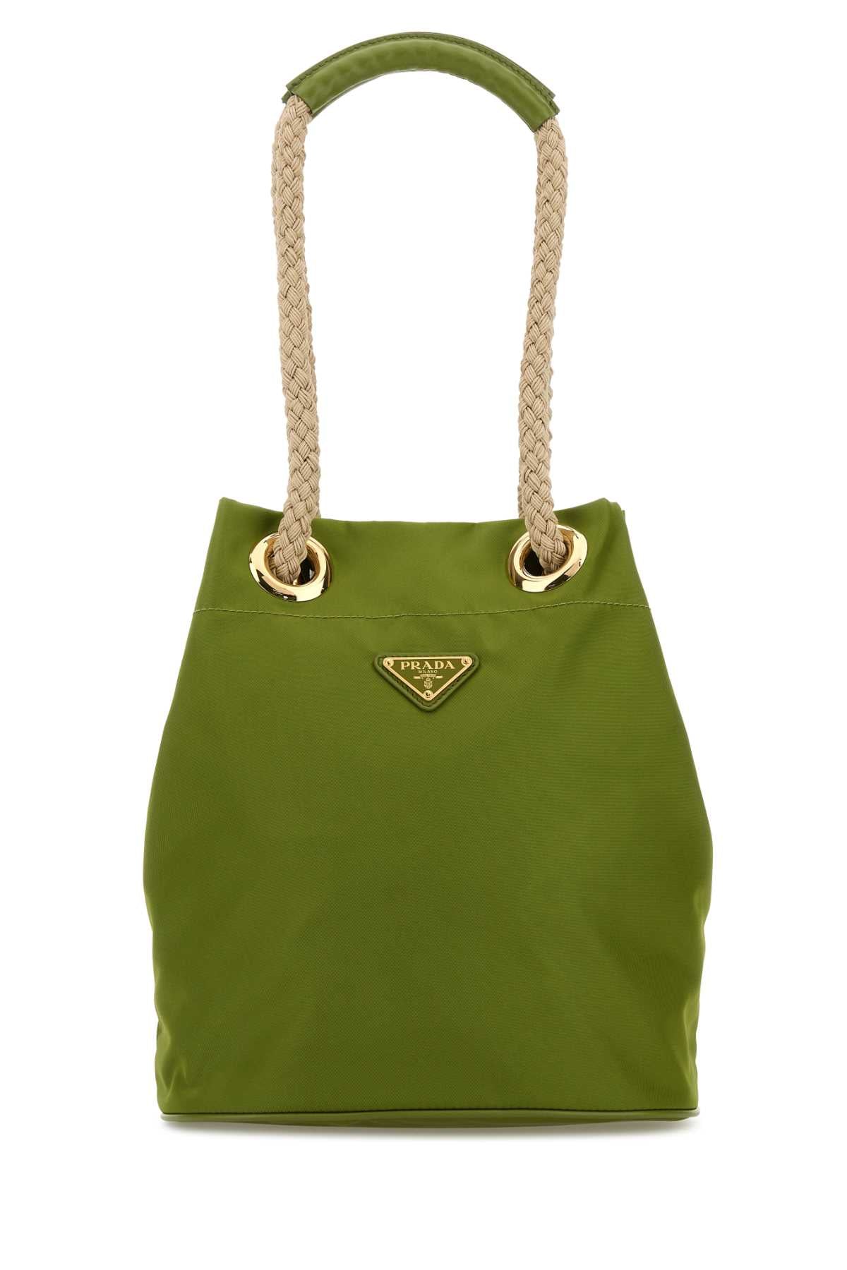 Prada Bucket Bag — Green