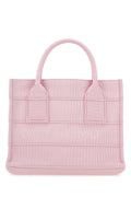 Ferragamo Quilted Fabric Tote Bag — Pink