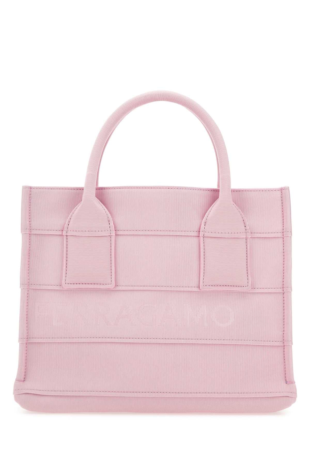 Ferragamo Quilted Fabric Tote Bag — Pink