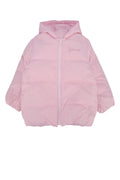 Givenchy Kids Quilted Down Down Jacket — Pink