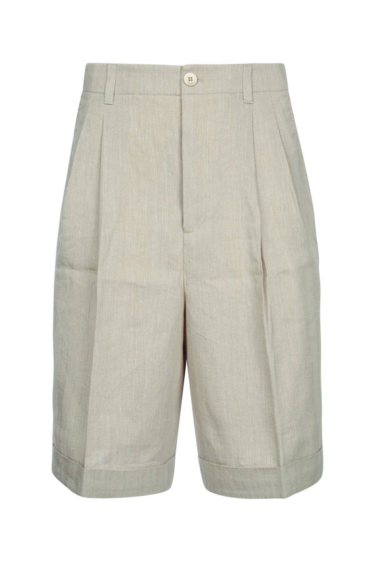 Jacquemus Short Bermudas — Beige