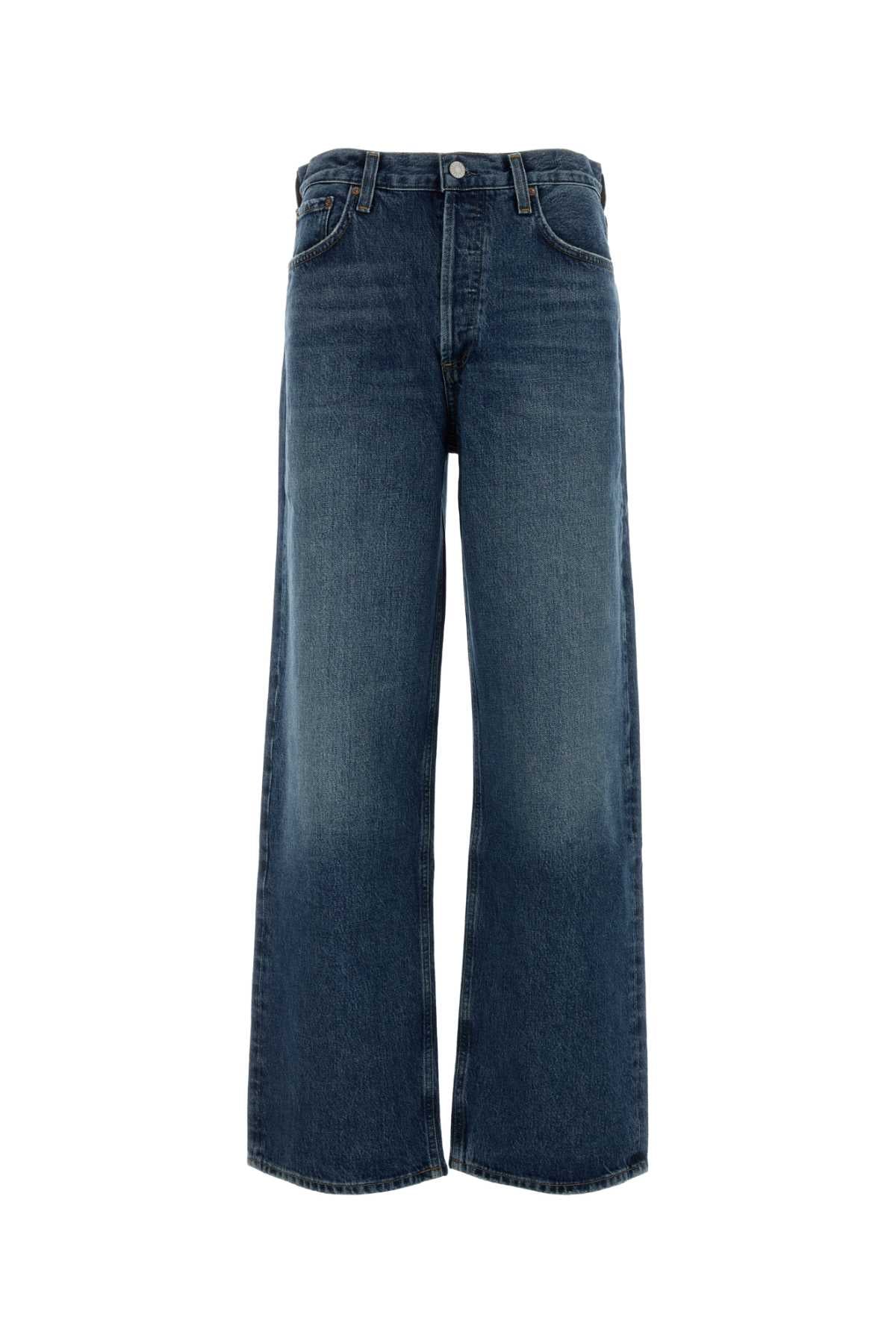 Agolde Slung Jeans — Blue