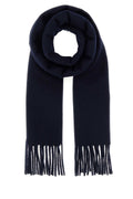 Jil Sander Virgin Wool Scarf — Navy