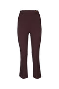 Elisabetta Franchi Flared Tailored Trousers — Brown